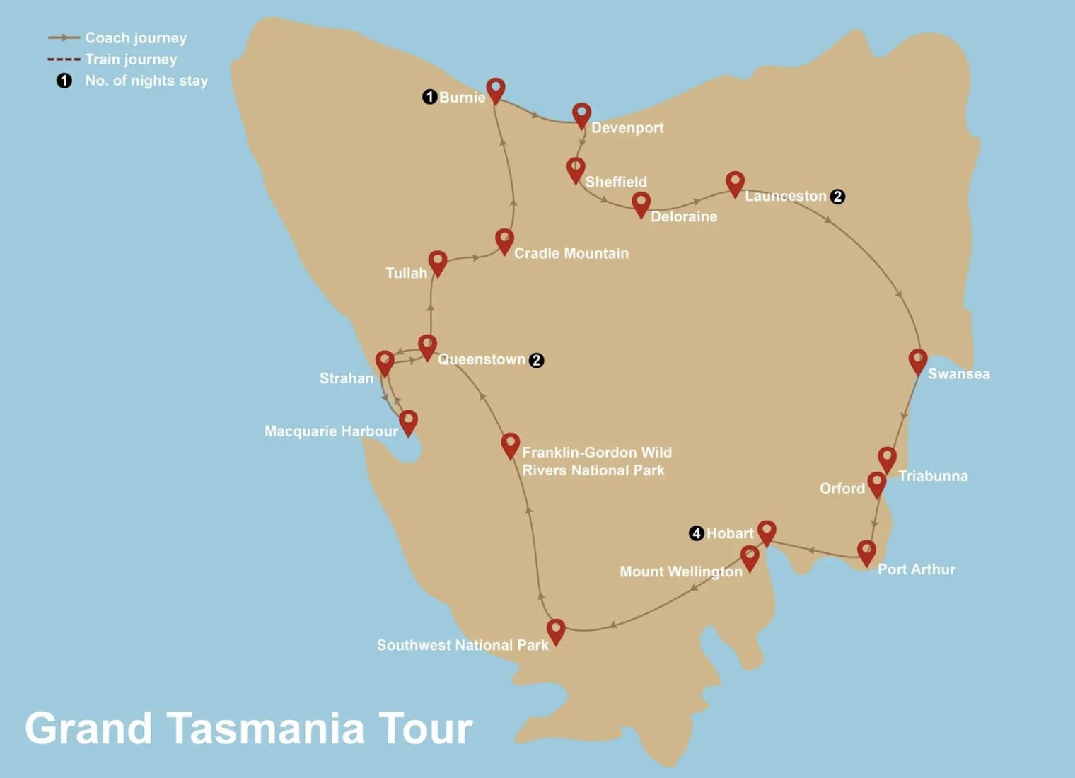 10 Grand Tasmania Tour